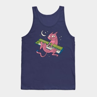 cat synth Tank Top